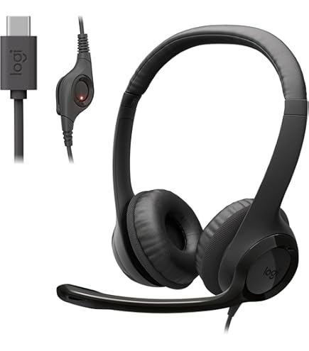 Amazon.co.jp: ロジクール 有線 USB ヘッドセット ノイズキャンセ